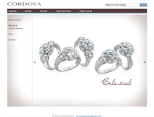 Tablet Screenshot of cordovajewelry.com